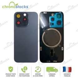 Vitre arrière iPhone 15 Pro Titane bleu