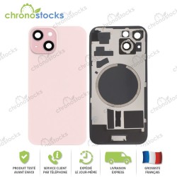 Vitre arrière iPhone 15 rose