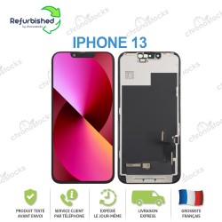 Ecran LCD vitre tactile pour iPhone 13 noir Reconditionné