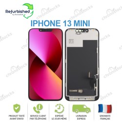 Ecran LCD vitre tactile pour iPhone 13 Mini noir Reconditionné