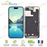 Ecran LCD vitre tactile iPhone 14 Pro noir Pulled