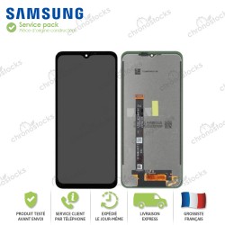 Ecran Tactile Original Samsung Galaxy Xcover 6 Pro G736 GH82-29187A GH82-29188A Noir