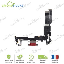 Connecteur de charge iPhone 14 Plus rouge