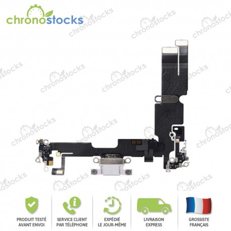 Connecteur de charge iPhone 14 Plus Mauve