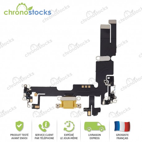 Connecteur de charge iPhone 14 Plus Mauve