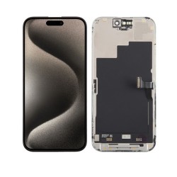 Ecran LCD vitre tactile iPhone 15 Pro noir (LTPS) (Distributor Version)