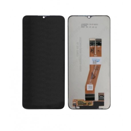 Ecran complet vitre tactile Samsung Galaxy A02S A025G (grand ecran) Noir