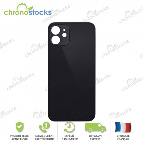 Vitre arrière iPhone 12 Mini Noir