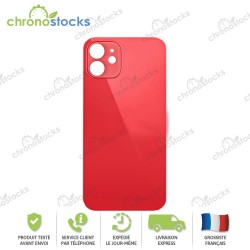 Vitre arrière iPhone 12 Mini Rouge