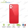 Vitre arrière iPhone 12 Mini Rouge