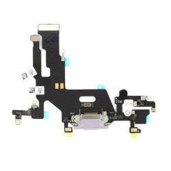 Connecteur de charge pour iPhone 11 mauve