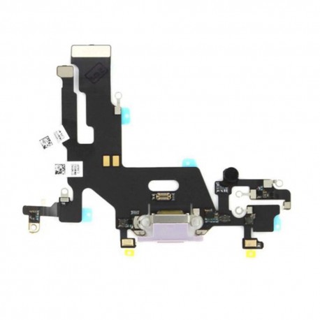 Connecteur de charge pour iPhone 11 mauve