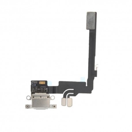 Connecteur de charge iPhone 16 Pro Titane Blanc