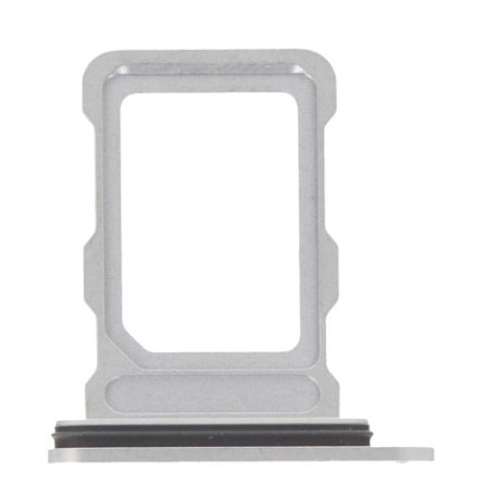 Tiroir Sim iPhone 16 Pro / 16 Pro Max Titane Blanc