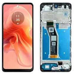 Ecran complet vitre tactile avec châssis Motorola G04 / G04S