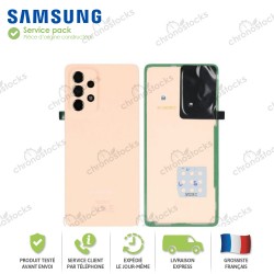 Vitre Arrière original Samsung Galaxy A53 5G Pêche