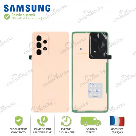 Vitre Arrière original Samsung Galaxy A53 5G Pêche