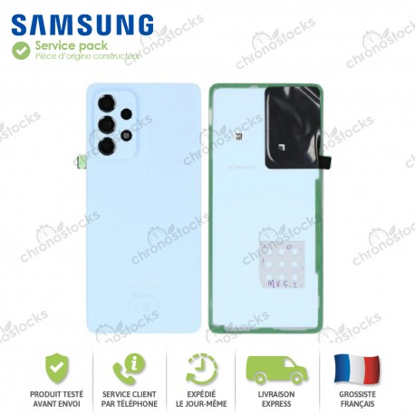 Vitre Arrière original Samsung Galaxy A53 5G Bleu