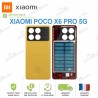 Vitre Arrière original Xiaomi Poco X6 Pro 5G Jaune
