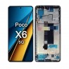 Ecran complet vitre tactile chassis Xiaomi Poco X6 Pro 5G Noir
