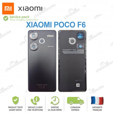 Vitre Arrière original Xiaomi Poco F6 5G Noir