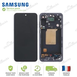 Ecran complet original Samsung Galaxy A55 5G A556B Bleu nuit