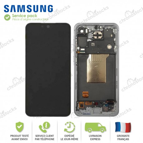 Ecran complet original Samsung Galaxy A55 5G A556B Bleu