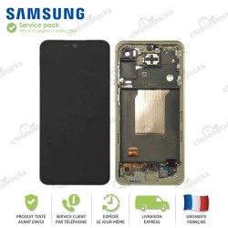 Ecran complet original Samsung Galaxy A55 5G A556B Bleu