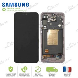 Ecran complet original Samsung Galaxy A55 5G A556B Lilas
