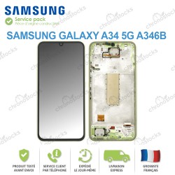 Ecran complet original Samsung Galaxy A34 5G A346B Lime