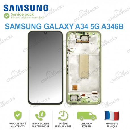 Ecran complet original Samsung Galaxy A34 5G A346B Lime
