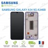 Ecran complet original Samsung Galaxy A34 5G A346B Lavande