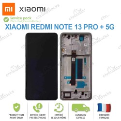Ecran original vitre tactile Xiaomi Redmi Note 13 pro + 5G Blanc