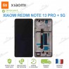 Ecran original vitre tactile Xiaomi Redmi Note 13 pro + 5G Blanc