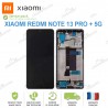 Ecran original vitre tactile Xiaomi Redmi Note 13 pro + 5G Noir