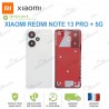 Vitre Arrière Cache batterie Xiaomi Redmi note 13 Pro + 5G Blanc