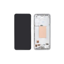 Ecran complet oled châssis Samsung Galaxy S24 FE S721B Argent