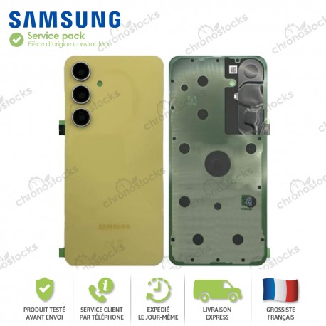 Cache Arrière original Samsung Galaxy S24 FE S721B Jaune