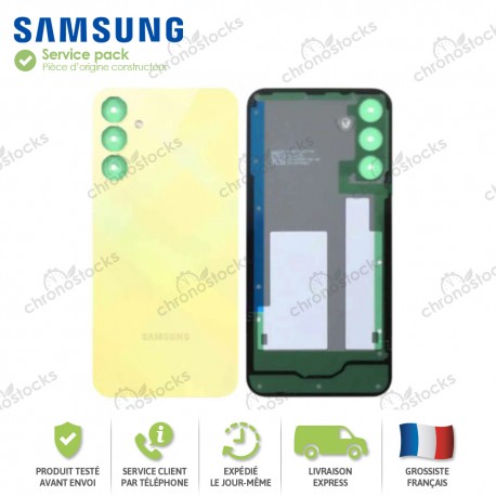 Cache Arrière original Samsung Galaxy A15 4G A155F Jaune