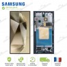 Ecran Complet oled vitre tactile châssis Samsung Galaxy S24 Ultra S928B ambre titane