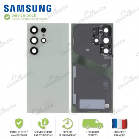 Cache Arrière original Samsung Galaxy S24 Ultra S928B vert titane
