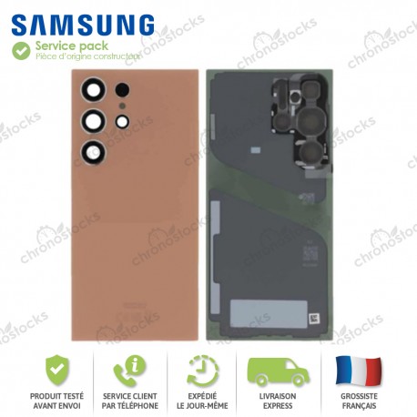 Cache Arrière original Samsung Galaxy S24 Ultra S928B Orange