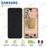 Ecran original  vitre tactile châssis Samsung Galaxy S24 Plus S926B orange