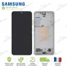 Ecran original vitre tactile châssis Samsung Galaxy S24 S921B Argent