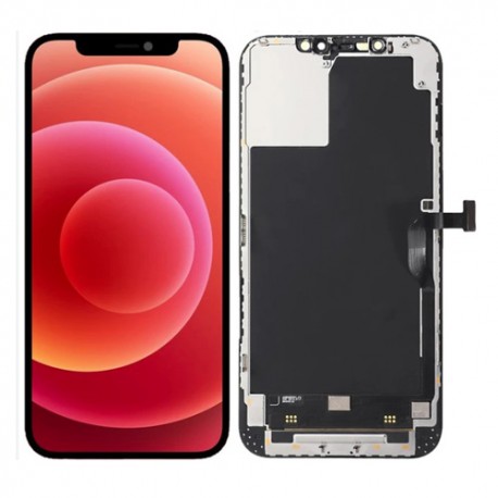 Ecran LCD vitre tactile pour iPhone 12 Pro Max noir Soft OLED