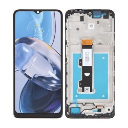 Ecran LCD vitre tactile pour châssis Motorola E22i Noir