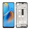 Ecran Oled vitre tactile Châssis Oppo A74 4G CPH2219 Noir avec empreinte