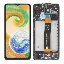 Ecran Complet Galaxy A04S A047F avec châssis Noir