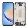 Ecran OEM vitre tactile châssis Samsung Galaxy A35 5G A356B noir