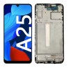 Ecran Original vitre tactile châssis Samsung Galaxy A25 5G A256B noir